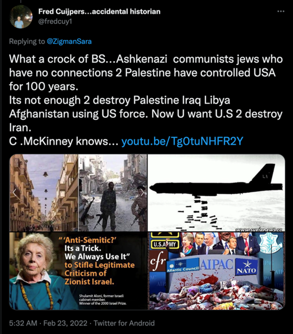 Biased Twitter Examples Twitter’s Failure to Enforce Its Policy Against Antisemitism | No ...