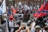 Antifa face off against white supremacists in Charlottesville, VA Antifa face off against white supremacists in Charlottesville, VA